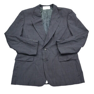 Givenchy Suit Mens Gray Plaid Notch Lapel Single Breasted Formal Jacket